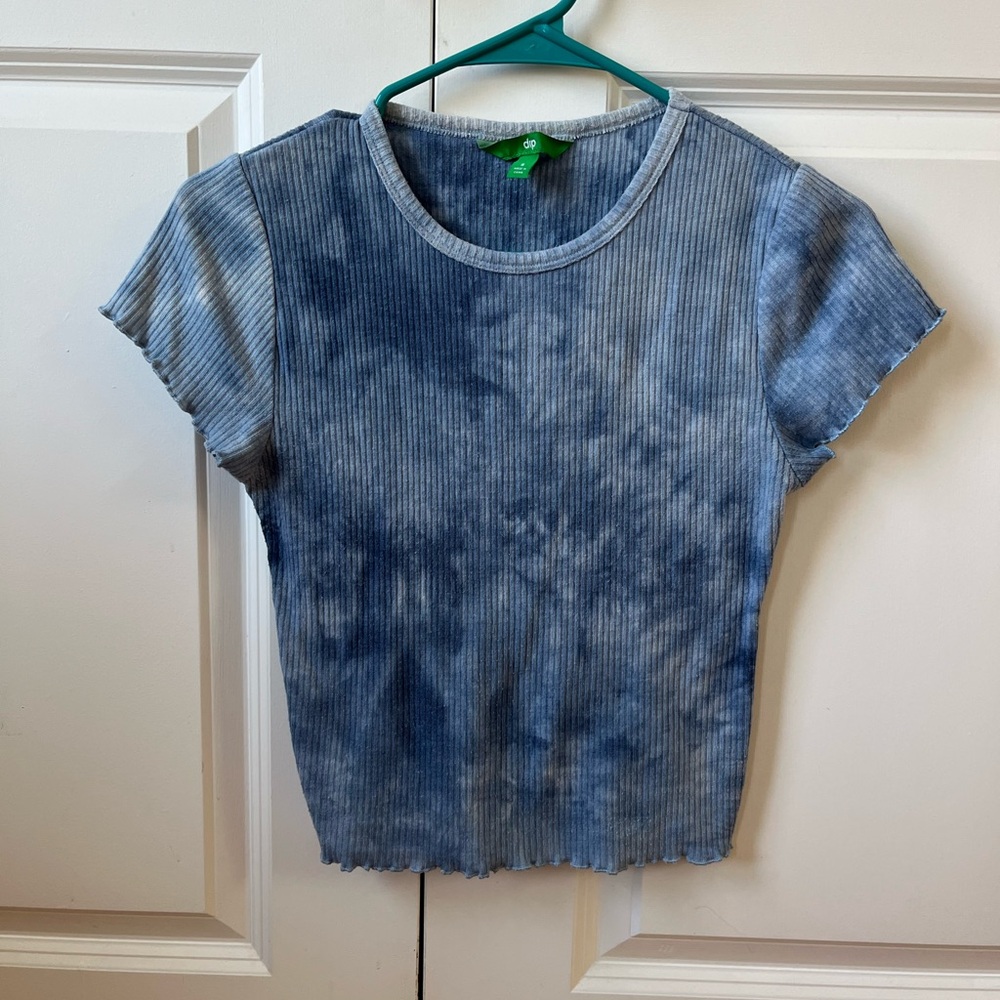 Tie dye blue baby tee